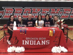 Broken Bow's Jacobsen inks commitment to Midland University cheer program