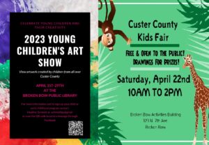 Young Children's Art Show & Custer County Kids Fair to take Place this April
