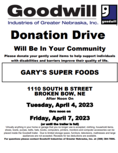 Goodwill trailer returning to Broken Bow for first time this spring