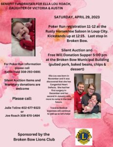 Broken Bow Lions hosting benefit for Ella Lou Roach