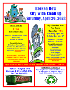 City of Broken Bow plans city-wide cleanup in late April