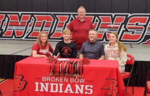 Eggleston Signs Letter of Intent to Join Hastings College Track Team