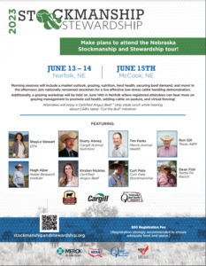 2023 Stockmanship and Stewardship Tour coming through Norfolk, McCook