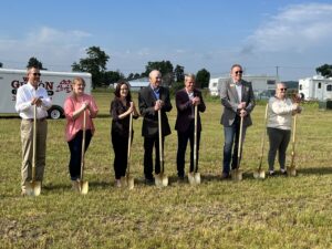 Burwell breaks ground on 2 homes with helping hand from Governor Pillen