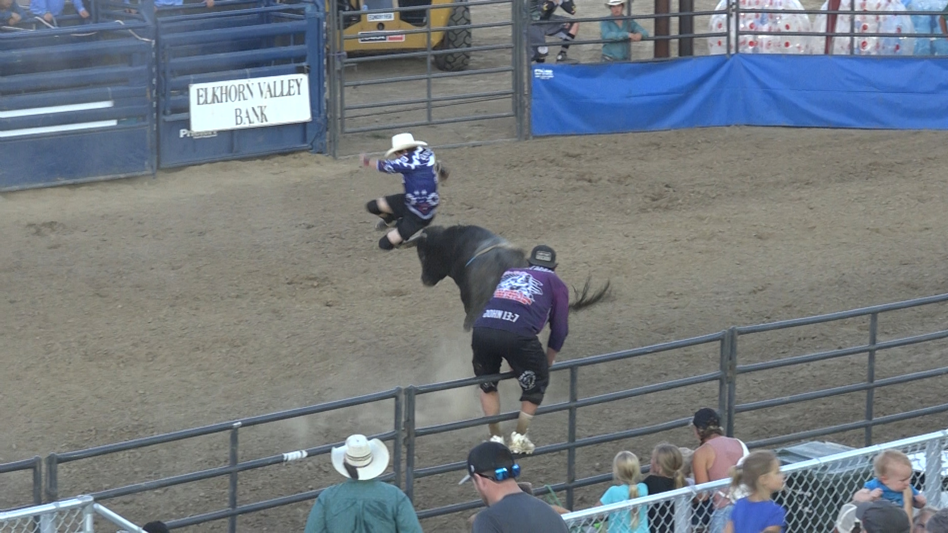 Exciting Bull Riding, Bull Fighting, Bubble Soccer Highlighted Thursday