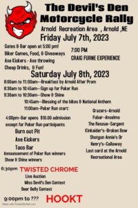 Arnold's famous Devil's Den Motorcycle Rally set for tonight & Saturday