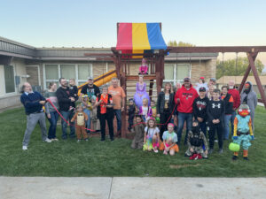 Ribbon cut, trick or treating fun at Broken Bow United Methodist Church