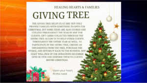 Open Your Heart, Fill the Need with the Healing Hearts and Families 