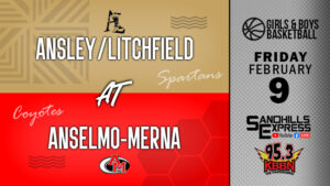 Local Sports Calendar 2/9 - Anselmo-Merna vs Ansley/Litchfield Basketball on KBBN and Video Stream