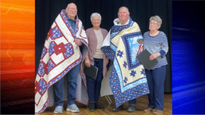 Quilts of Valor Handed out at VFW Pancake Feed on Monday