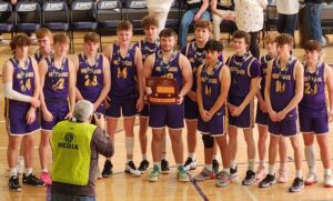 SEM Takes 4th Place Trophy at Boys State Basketball