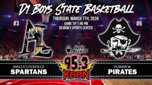 Ansley/Litchfield Opens Play at the Boys State Basketball Tournament Tonight on KBBN