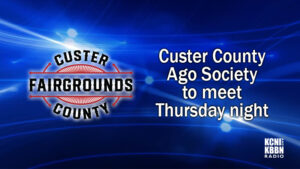 Custer County Ag Society set to meet Thursday evening