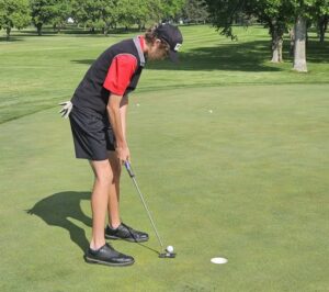Jack White of Broken Bow Competes at Class C Boys State Golf Tournament