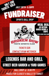 Broken Youth Sports Club to Host Fundraiser July 26th