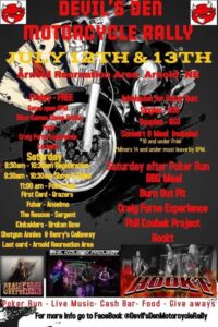 Devil's Den Motorcycle Rally this Friday and Saturday