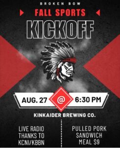 Broken Bow Athletic Booster Club to Host Fall Sports Kickoff August 27th