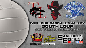Local Sports Calendar 10/3 - Twin Loup Volleyball Triangular on KBBN / Video Stream