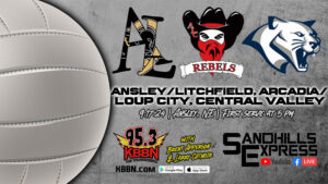 Local Sports Calendar 9/17 - Ansley/Litchfield VB Tri on KBBN and Video Stream