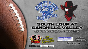 Area Football - South Loup at Sandhills Valley on KBBN