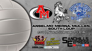 Local Sports Calendar 9/3 - Mullen VB Tri on KBBN / Video Stream