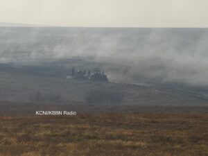 Grass fire sparks west of Loup City, several area departments respond