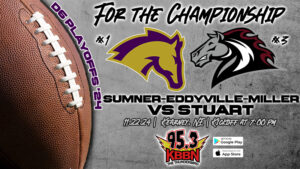 SEM vs Stuart for NSAA Six Man Football Championship Tonight on KBBN