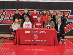 Broken Bow Senior Klarissa Dowdy Signs with Hastings College Volleyball