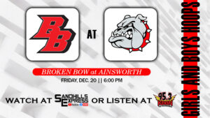 Local Sports Calendar 12/20 - Broken Bow at Ainsworth on KBBN / Video Stream