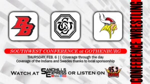 Local Sports Calendar 2/6 - SWC Wrestling Tournament on KBBN and Video