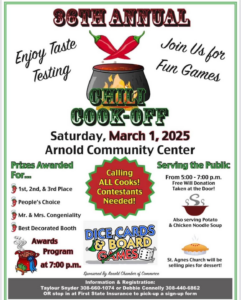 Chili Cook-off this Saturday