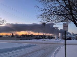 Explosions, fire at Broken Bow power plant cause outages Thursday