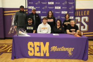 SEM's Cohen Rohde Visits with KCNI/KBBN Sports About Signing to Play Football for Doane University