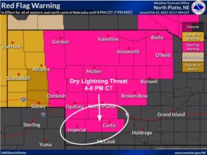 Red Flag warning updated