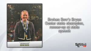 Broken Bow's Brynn Custer crowned state champion, runner-up at state speech