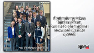 Gothenburg achieves individual state champions, third place team at class B state speech