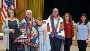 Two quilts of valor presented in Broken Bow