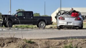 2 Vehicle Collision At the Memorial Drive & Hwy 2 Intersection