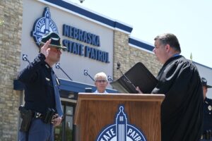 Colonel Waugh Sworn-In as Nebraska State Patrol Superintendent