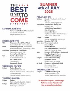 Sumner's 4th of July Celebration Continues This Week