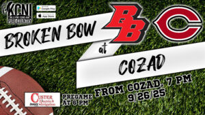 Area High School Football Preview 9/26 - Broken Bow at Cozad on KCNI / Mullen vs Hyannis on KBBN