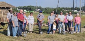 Groundbreaking kicks off move of historic one-room schoolhouse to visitor center site on Sandhills Byway