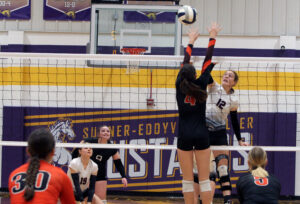 Area volleyball teams battle in subdistricts, statewide Monday scores