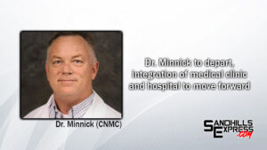 Dr. David Minnick starting new career chapter, clinic/hospital integration moving forward
