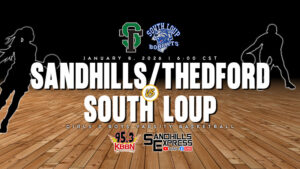Local Sports Calendar 1/8 - G/B Basketball Sandhills/Thedford vs South Loup on KBBN and Video