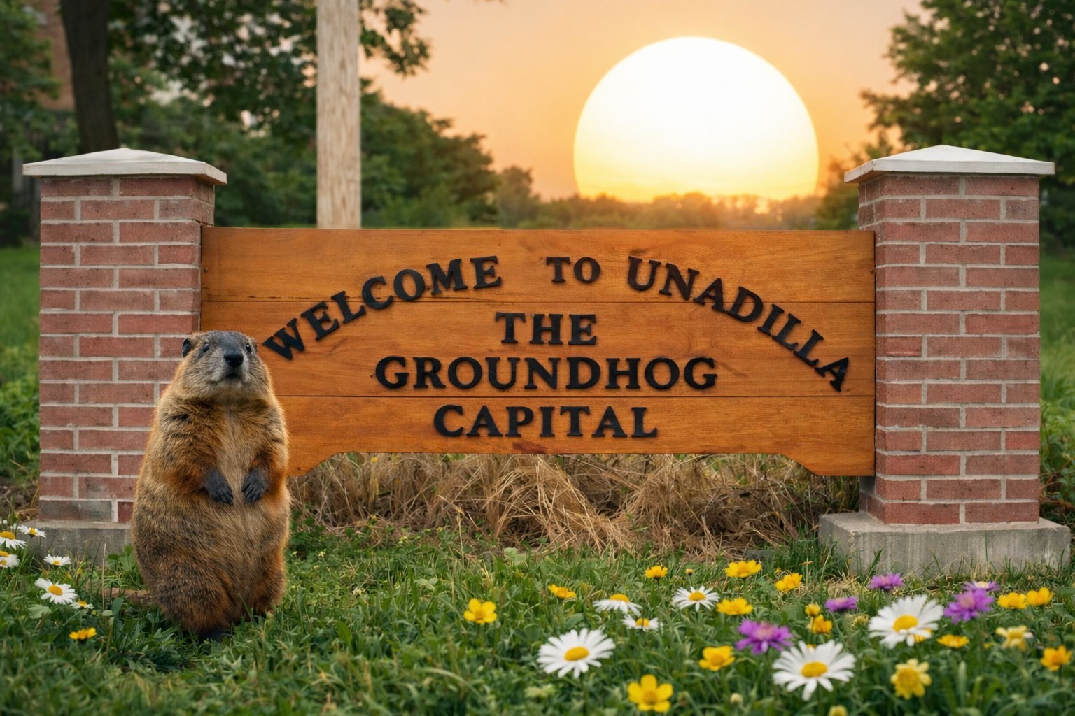 Conflicting Groundhog Reports, Nebraska’s Unadilla Billie Predicts Early Spring