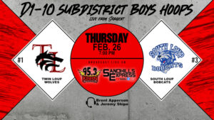 Area Boys Basketball Teams Battle for Sub-District Titles