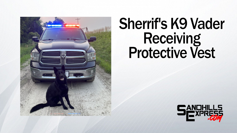 Custer County Sheriff’s Office K9 Vader Receiving New Body Armor