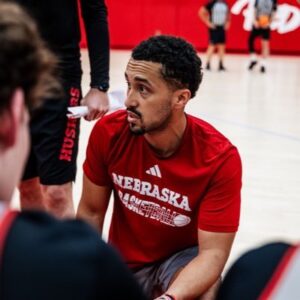Nebraska Basketball Assistant / Broken Bow Alum Padyn Borders Visits with KCNI/KBBN