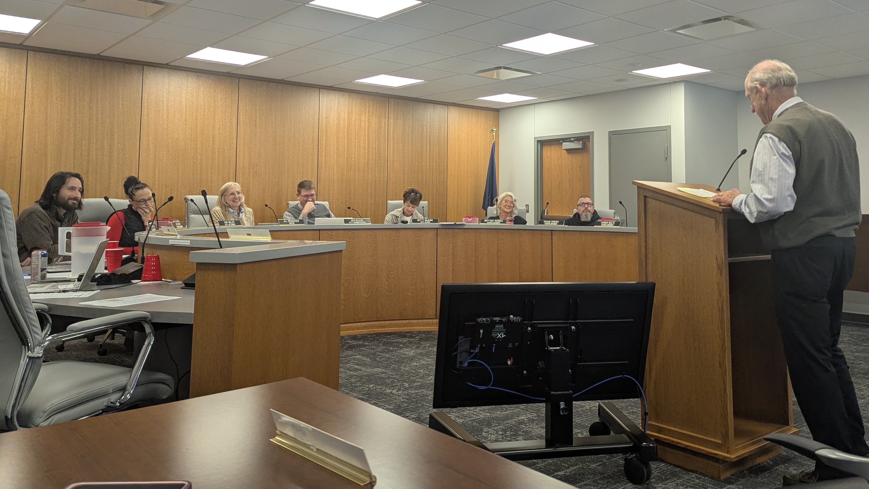 Councillor Wayne Spring Wayne City Council Held Public Hearings on the Waters Edge Addition And ...
